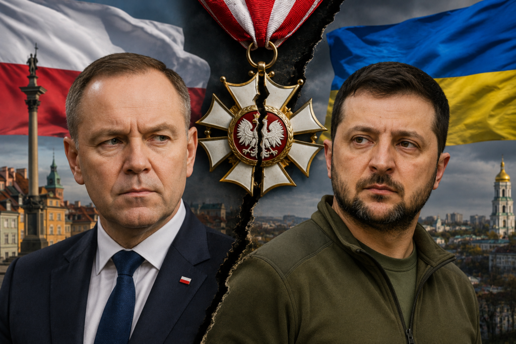 Ruptură fără precedent între Varșovia și Kiev. Zelenski pierde cea mai înaltă distincție a Poloniei