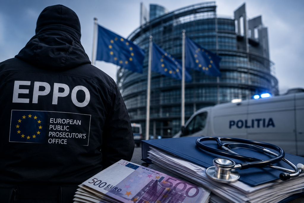 Percheziții ale Parchetului European într-un dosar de fraudă cu fonduri PNRR. Surse: vizat este Spitalul Județean Ilfov. Nume grele ar fi implicate!