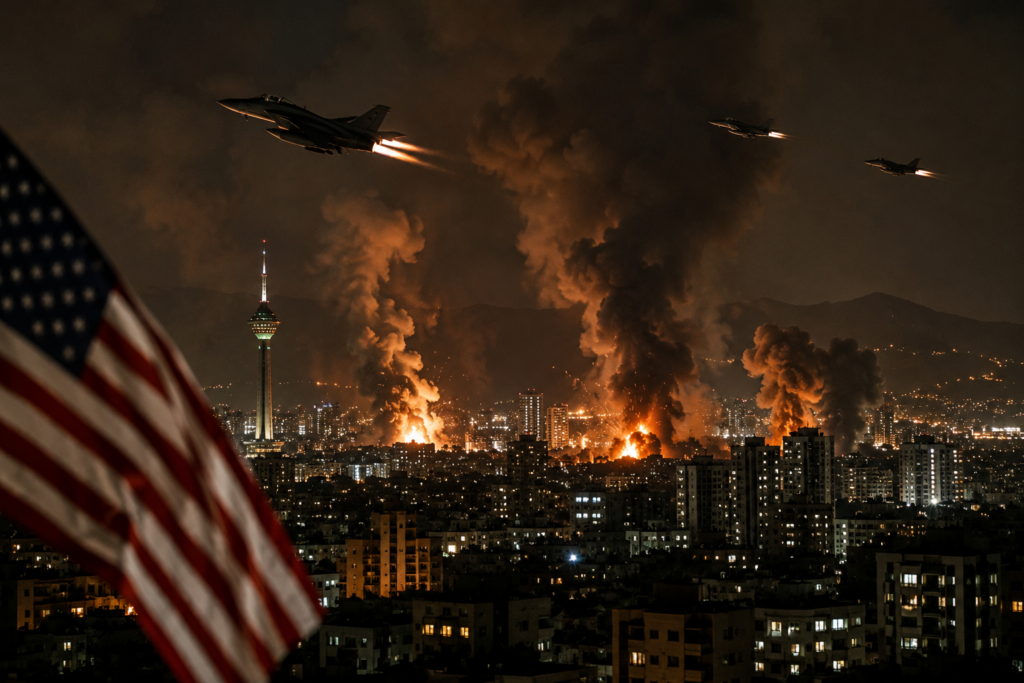SUA au bombardat Iranul pentru a 12-a zi consecutiv. Explozii în Teheran și alte trei orașe