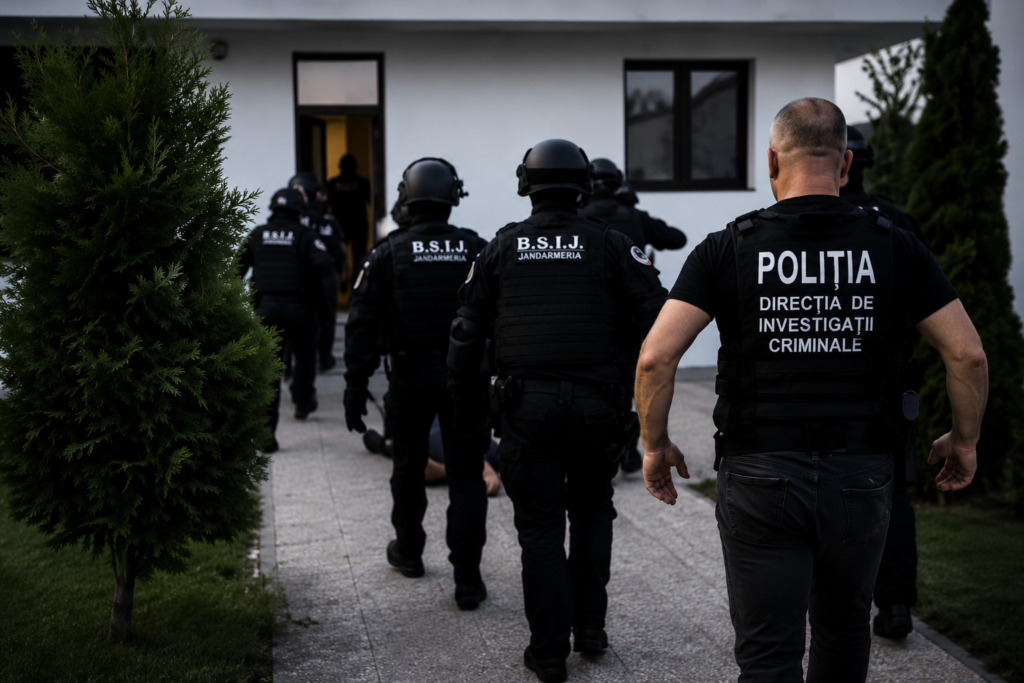 DIICOT destructurează una dintre cele mai violente grupări interlope din Brăila. Liderul, acuzat de tentative de omor, cămătărie, trafic de persoane și spălare de bani