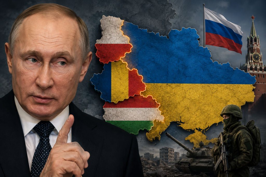 Putin promite victoria Rusiei in război. Liderul de la Kremlin spune și că vestul Ucrainei va reveni României.