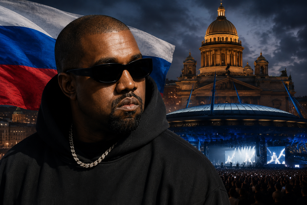 Kanye West merge în Rusia. Două concerte uriașe la Sankt Petersburg, în plin război din Ucraina