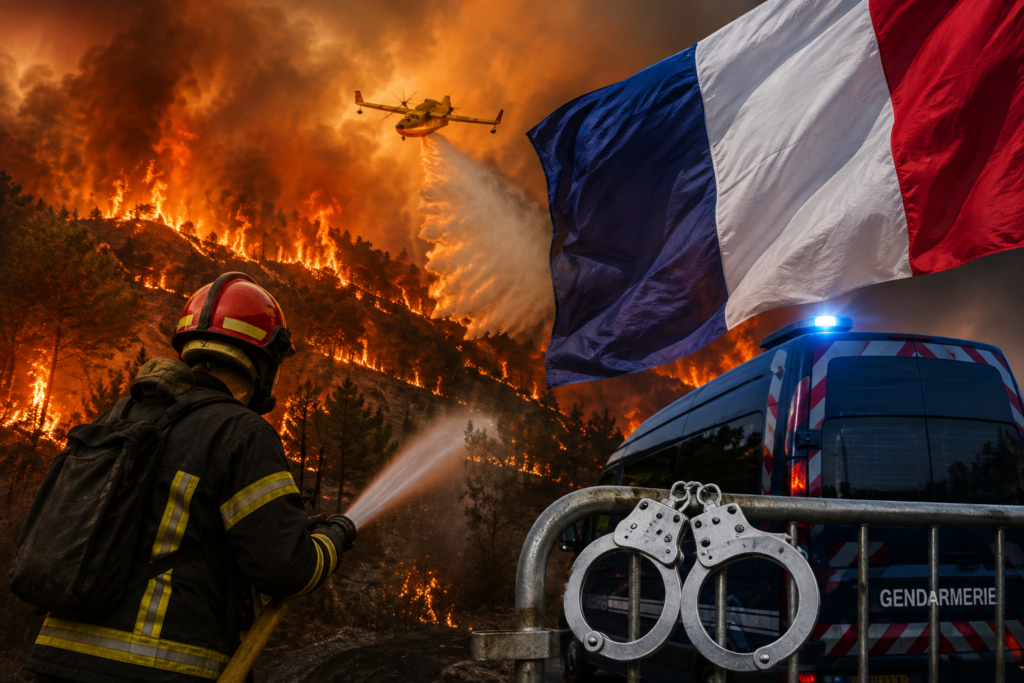 Europa arde. Sute de persoane, arestate în Franța pentru incendiere deliberată