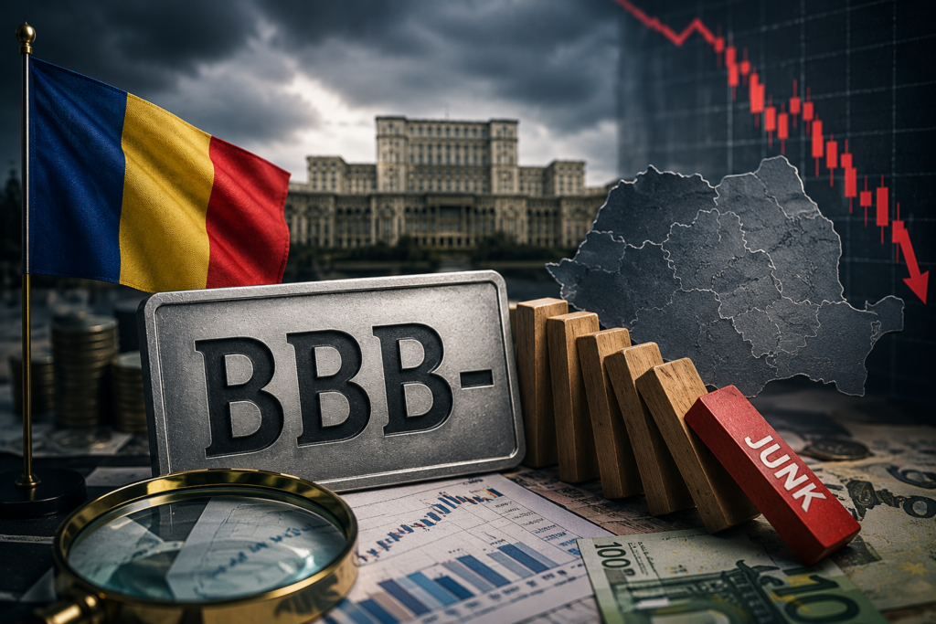 Fitch confirmă ratingul României la BBB-, cu perspectivă negativă: țara rămâne la un pas de „junk”, dar nu retrogradează