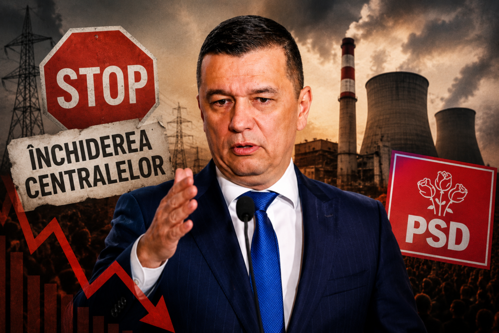 Grindeanu cere oprirea închiderii centralelor pe cărbune și îl trimite pe Bolojan la Bruxelles: „Este o sinucidere economică”